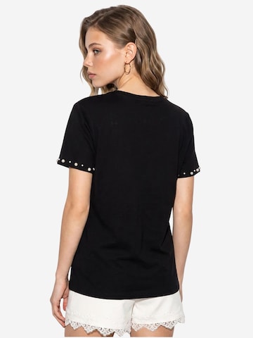 Bianco Lucci Majica 'T-Shirts' | črna barva