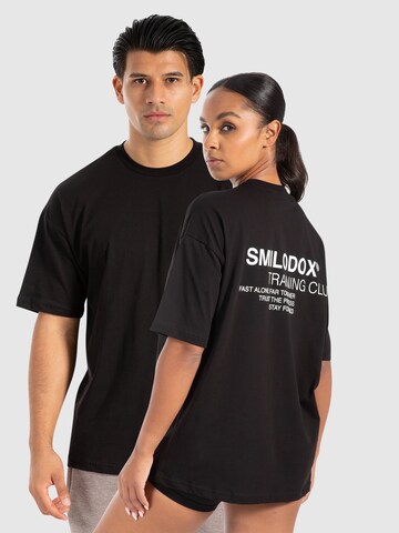 T-Shirt ' Cyris ' Smilodox en noir : devant