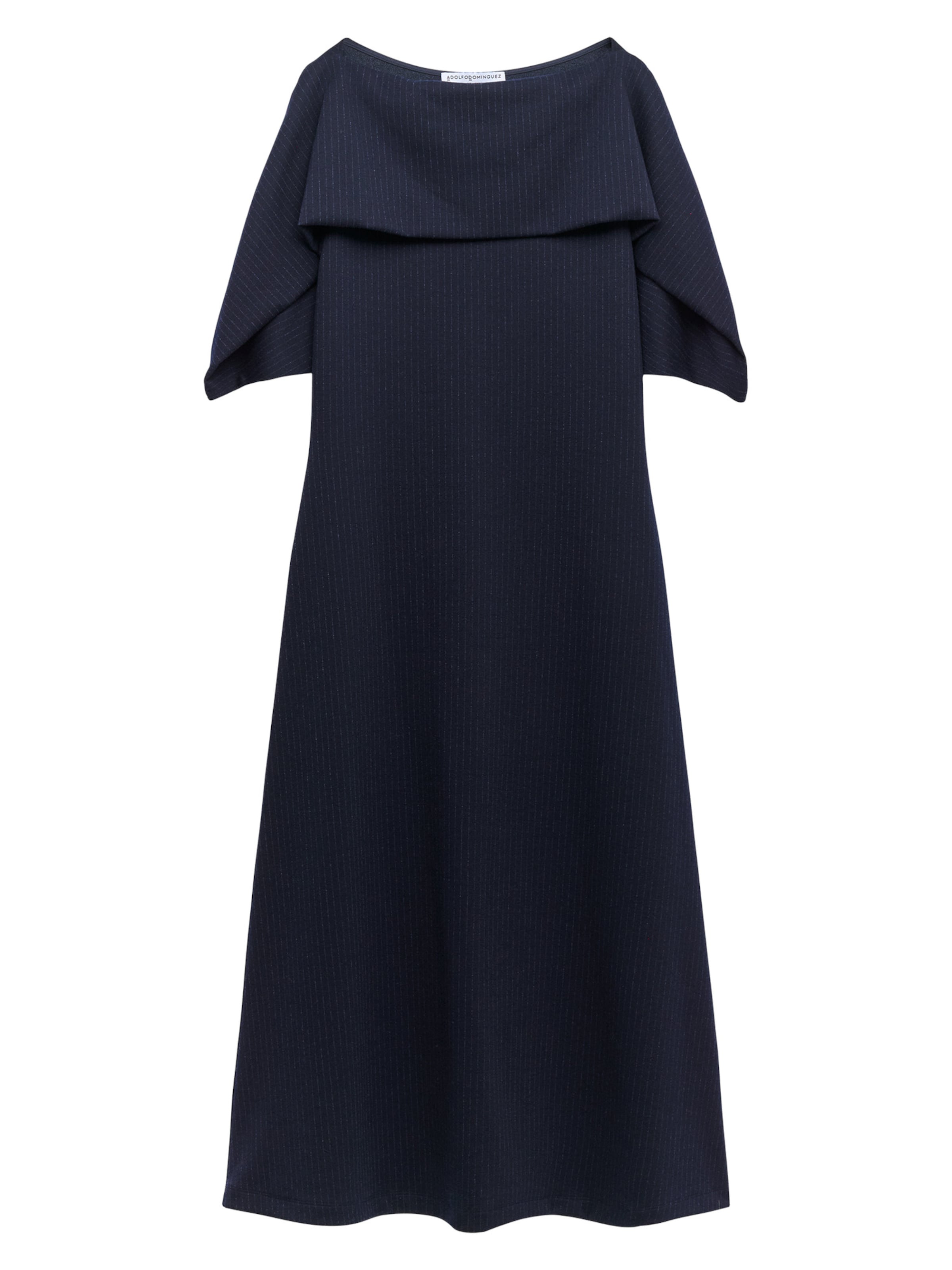 Adolfo Dominguez Рокля в синьо: отпред