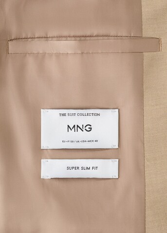 MANGO MAN Super Slim Fit Business Blazer in Beige