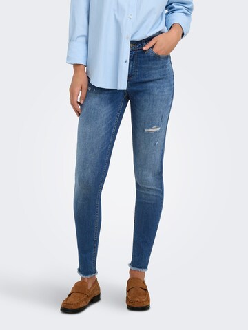 ONLY Skinny Jeans 'ONLWauw' in Blauw: voorkant