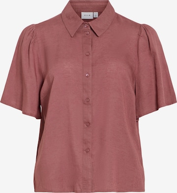 VILA Blouse 'VIPricil' in Bruin: voorkant
