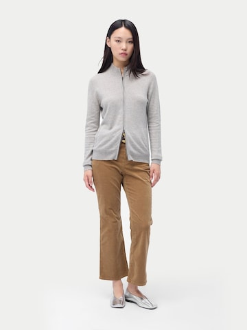 Cardigan 'Women's Essential Cashmere Full-Zip Cardigan' GOBI Cashmere en gris