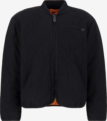 ALPHA INDUSTRIES Kevad-sügisjope, värv must: eest vaates