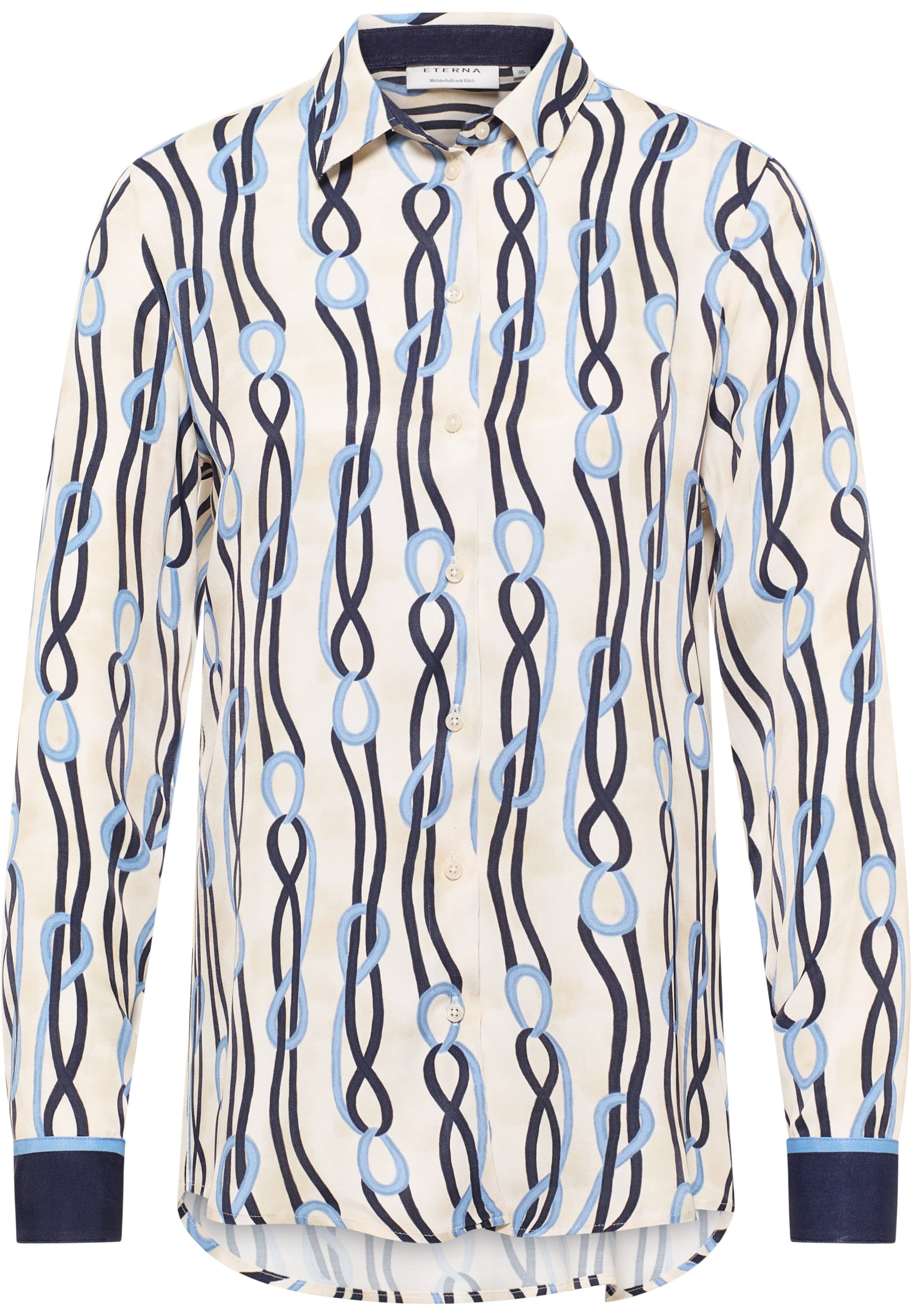 ETERNA Blouse in Wit: voorkant