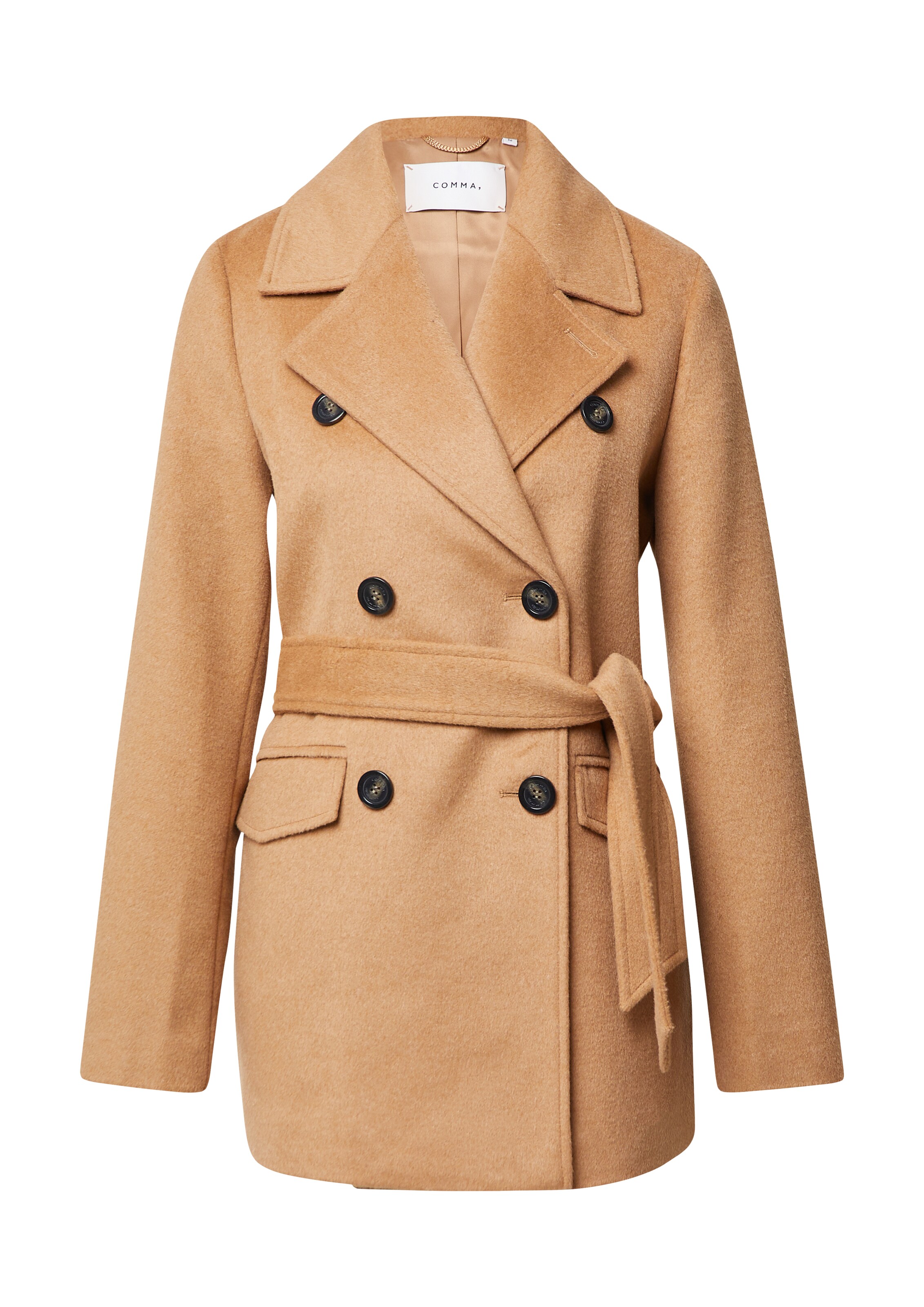 COMMA Manteau mi-saison en champagne, Vue avec produit