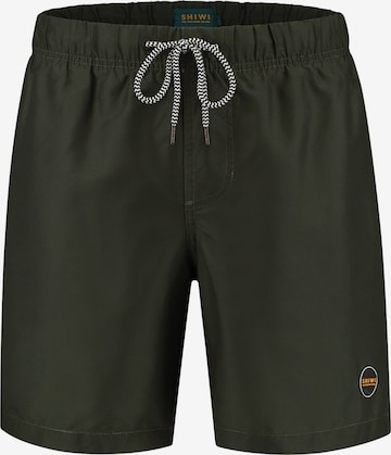 Pantaloncini da bagno 'Mike' di Shiwi in verde: frontale