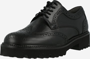 GABOR Lace-Up Shoes in Black: front