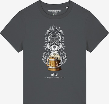 Maglietta ' Eichhörnchen ' di Watapparel in grigio: frontale