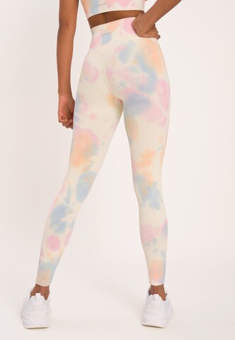 Skinny Pantalon de sport 'Maya' OCEANSAPART en jaune