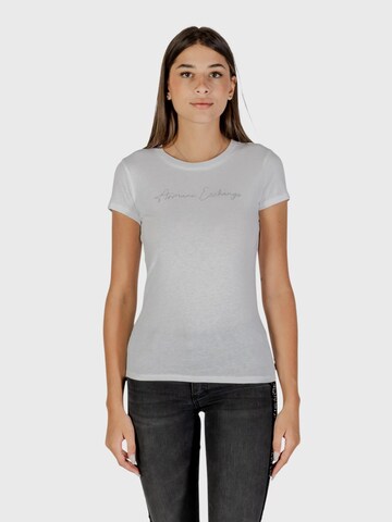 Maglietta 'XW001457 AF10356' di ARMANI EXCHANGE in bianco: frontale