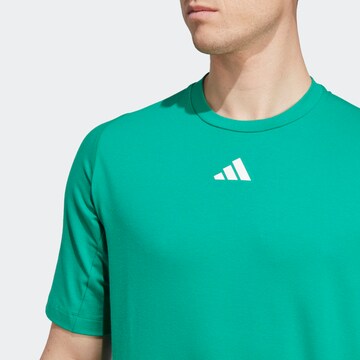 ADIDAS PERFORMANCE Performance Shirt 'Train Icons' in Green