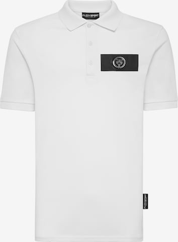 Maglietta 'Scratch' di Plein Sport in bianco: frontale