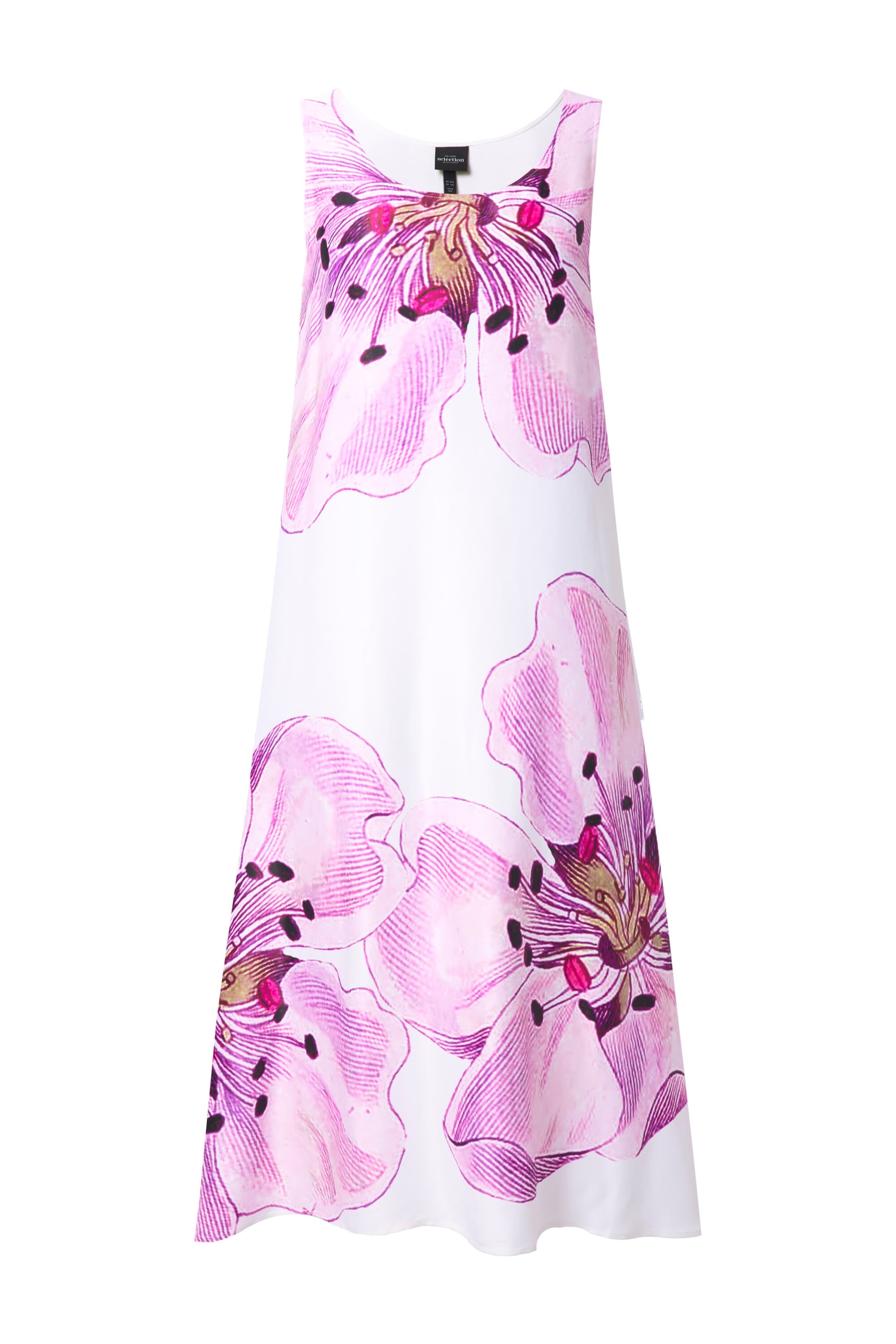 Ulla Popken Kleid in Weiß: Vorderseite