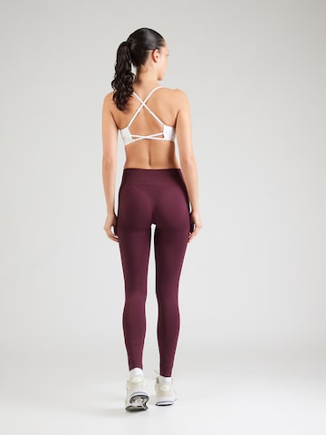 ICANIWILL Skinny Športne hlače 'Smooth Seamless Tights W' | rdeča barva