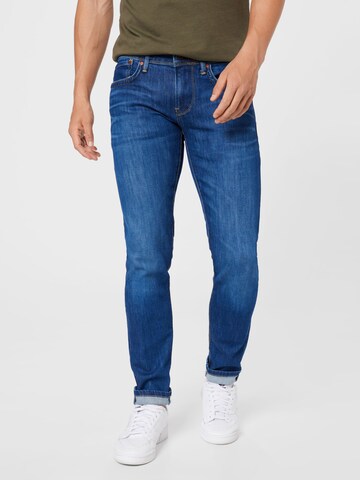 Pepe Jeans Slimfit Jeans 'Hatch' in Blauw: voorkant