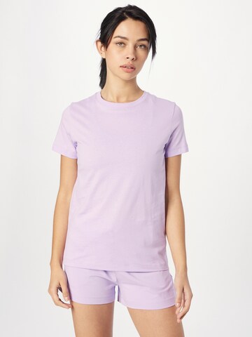 T-shirt Champion Authentic Athletic Apparel en violet : devant