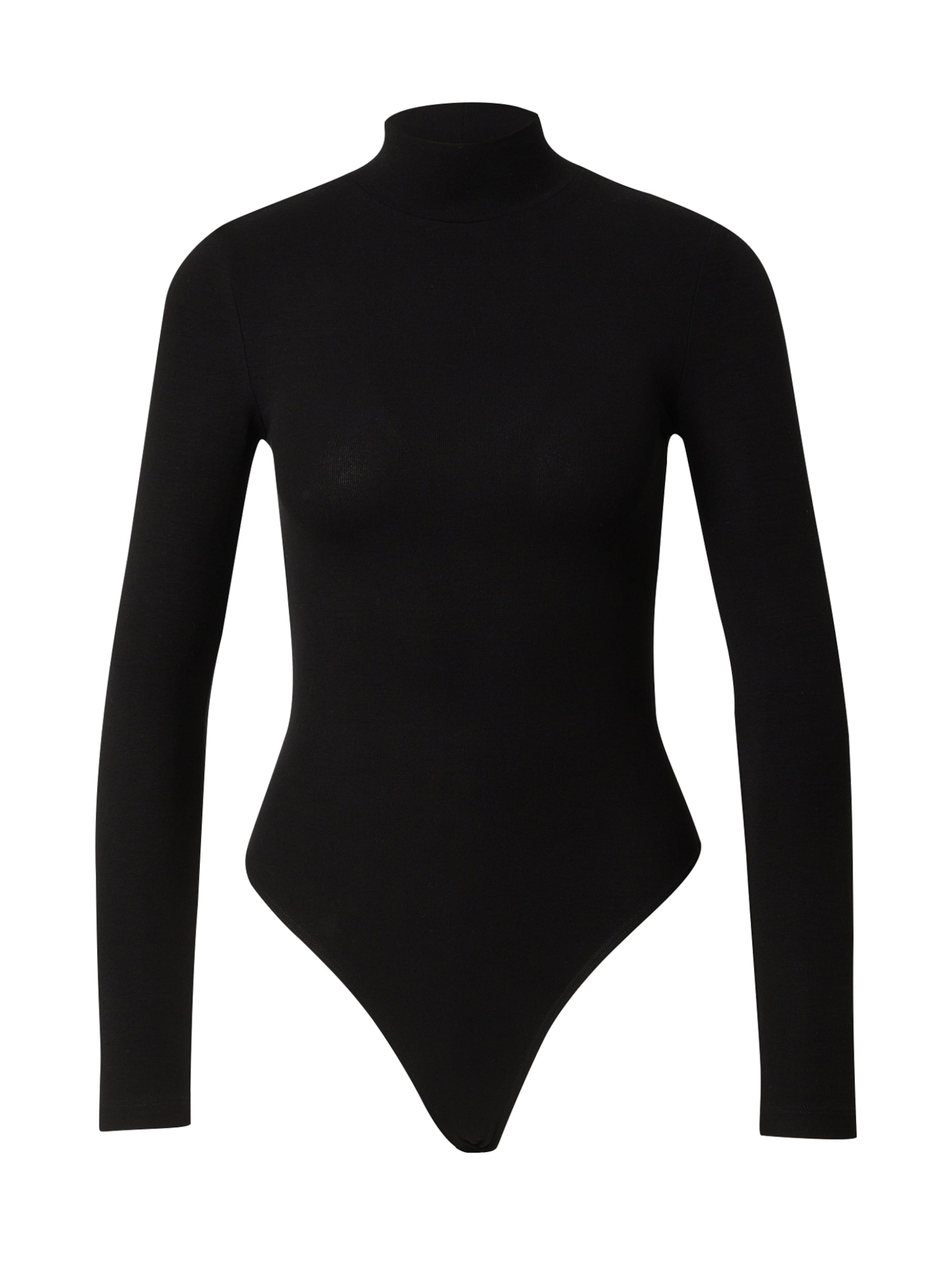 LeGer by Lena Gercke Блуза боди 'Ava' в черно: отпред