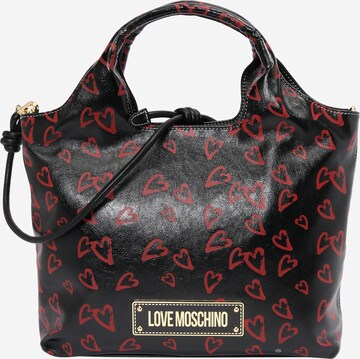 Love Moschino Håndveske 'SUPERPRINT' i svart: forside