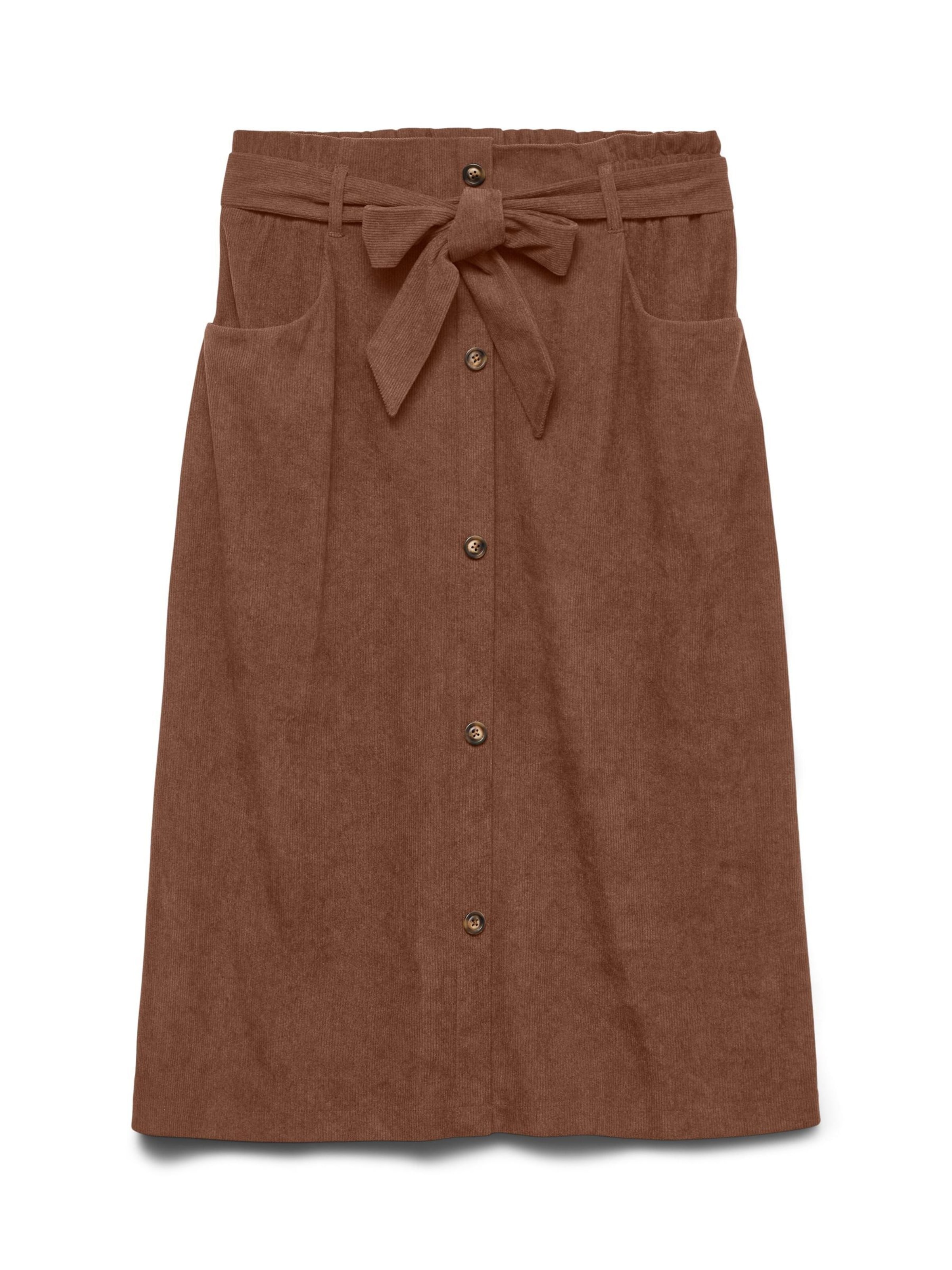 VERO MODA Skirt in Brown: front