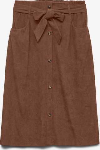 Vero Moda Curve Rock 'VMVILJA' in Braun: Vorderseite