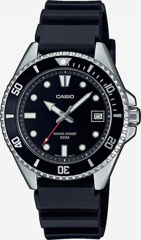 CASIO Analog Watch in Black: front