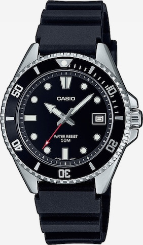 CASIO Uhr in Schwarz: predná strana