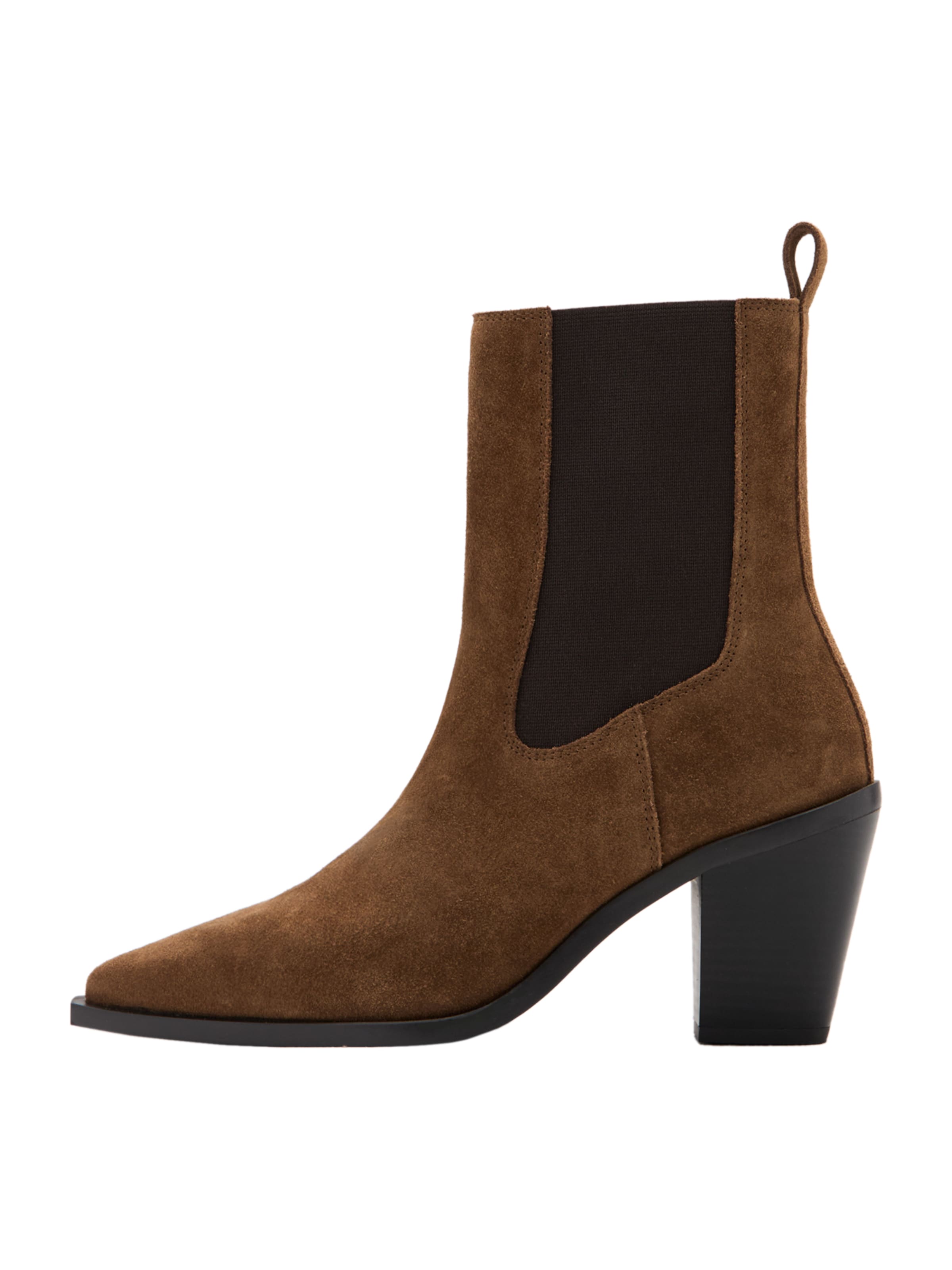 MANGO Chelsea csizmák 'Toba' - barna: elől