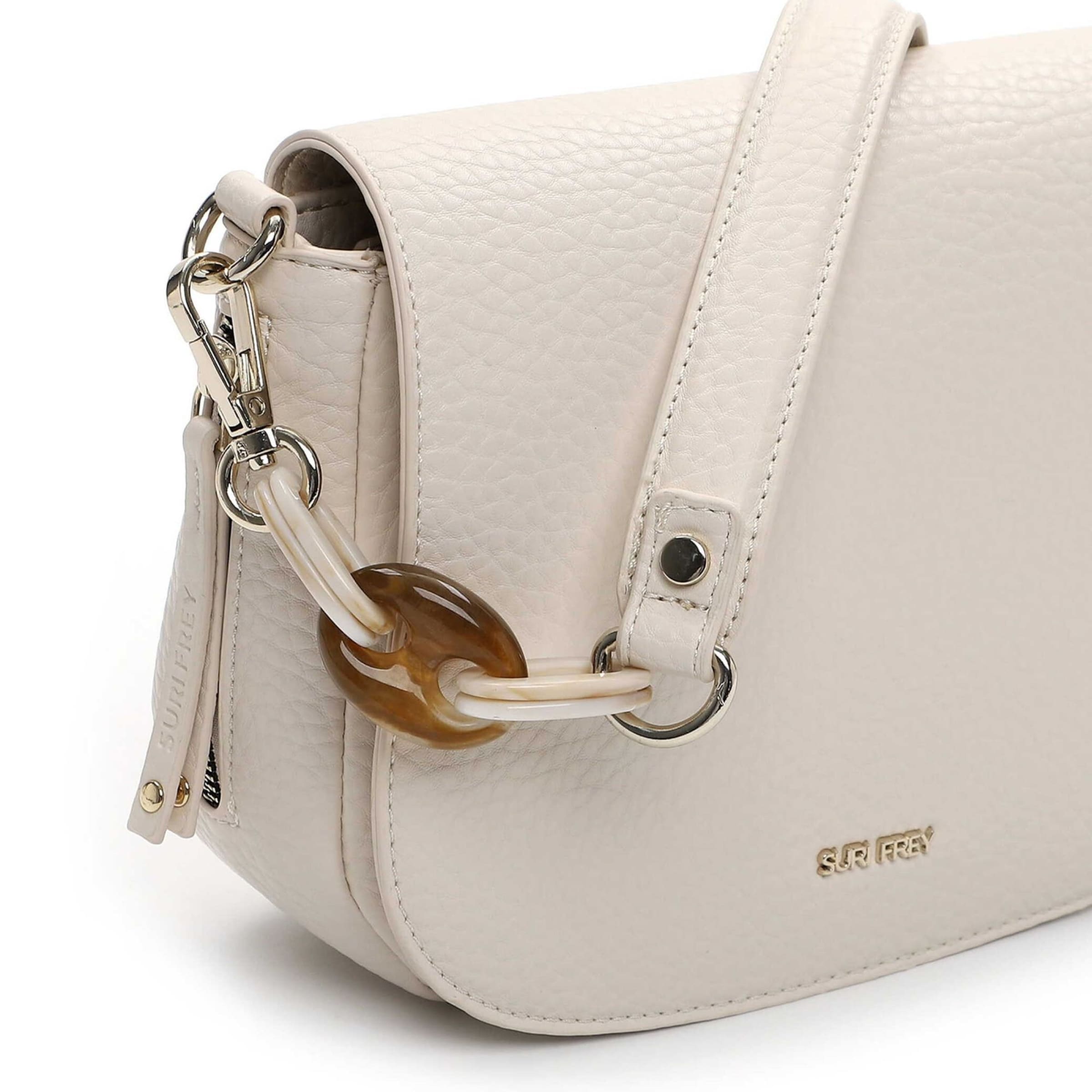 Suri Frey Skuldertaske 'Jeanny' i hvid