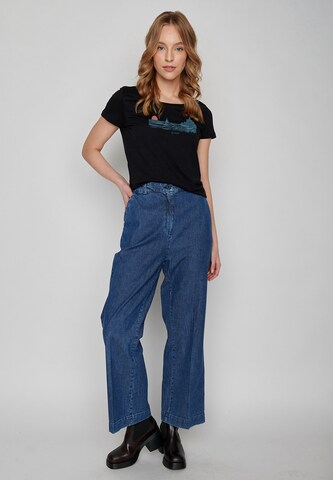 Maglietta ' Nature Lighthouse ' di GREENBOMB in nero