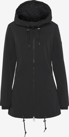 KangaROOS Athletic Jacket in Black: front