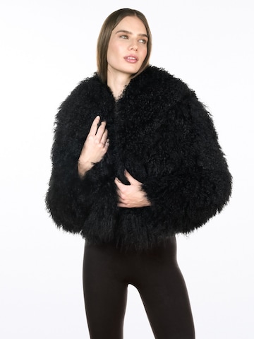 WeLoveFurs Winterjacke 'Lammfell Jacke CHLOÈ'‌‌‌‌‌‌‌‌ in Schwarz