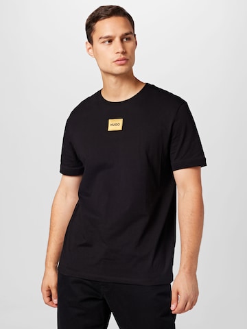 HUGO Red Shirt 'Diragolino_G' in Black: front