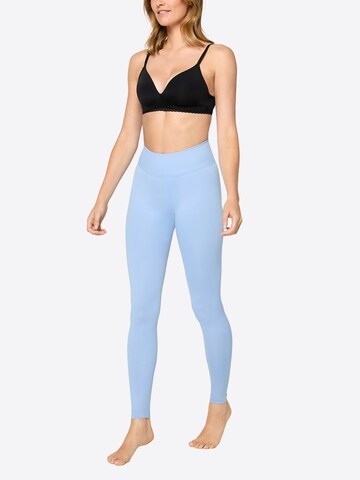 Nur Die - Skinny Leggings ' Scrunch - Relax & Go ' en azul: frente
