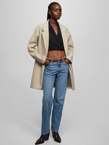 Pull&Bear Between-Seasons Coat in Beige