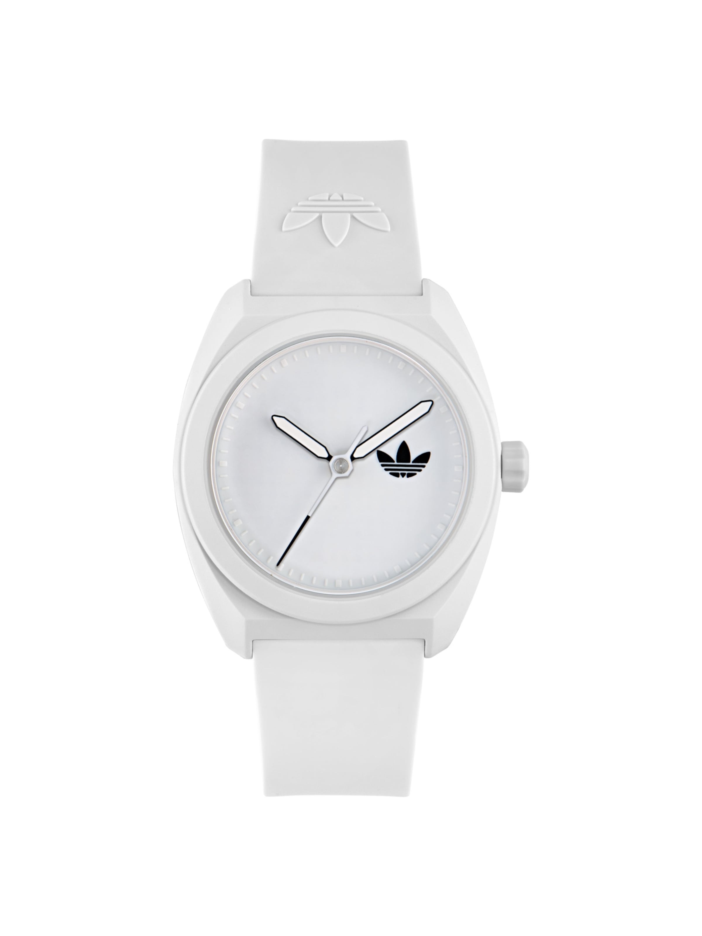 ADIDAS ORIGINALS Analogt ur 'PROJECT THREE' i hvid: forside