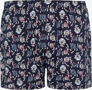 Hanro Boxer shorts ' Fancy Woven ' in Blue: front