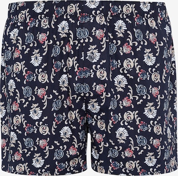 Hanro Boxershorts ' Fancy Woven ' in Blau: predná strana