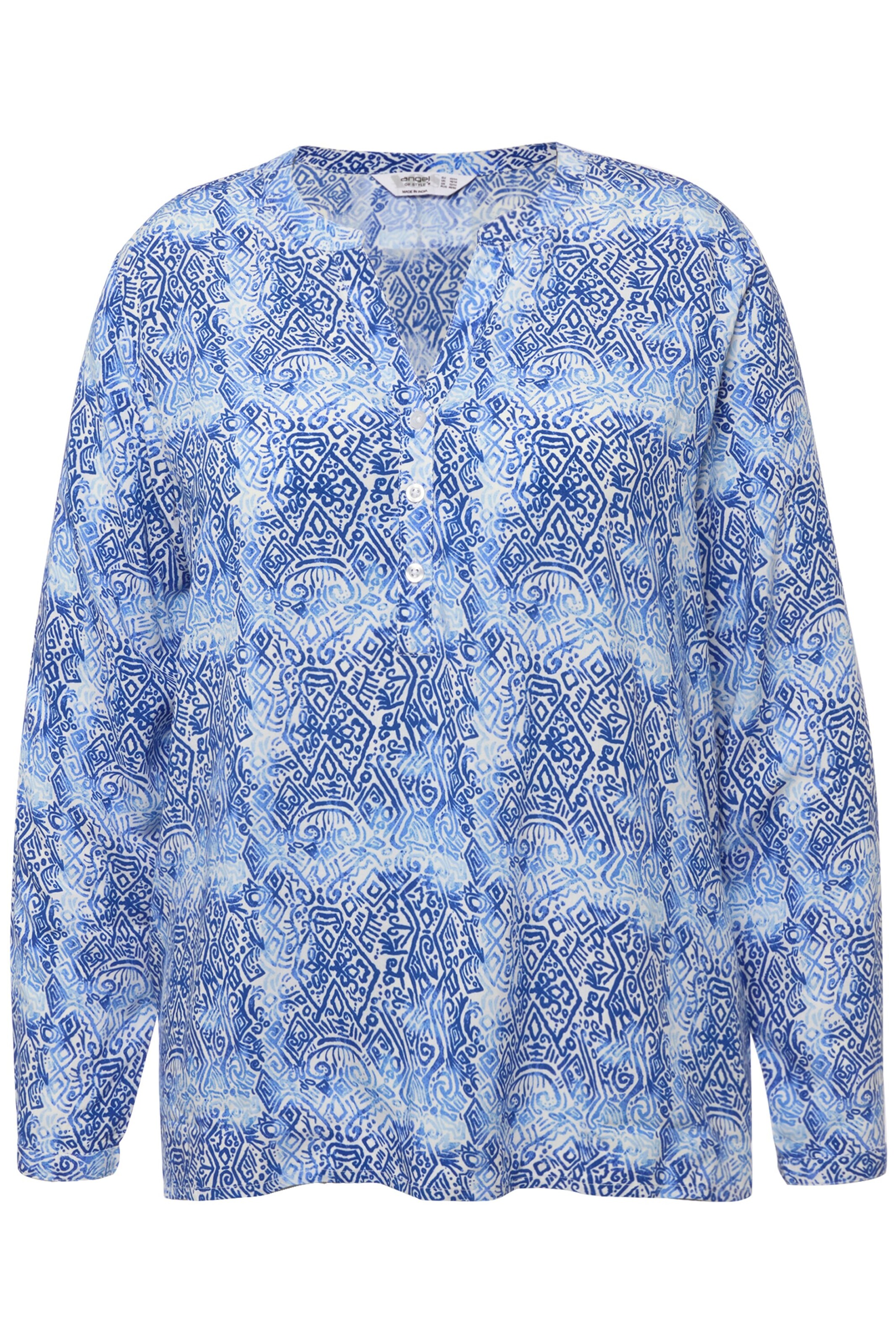 Angel of Style Blouse in Blauw: voorkant