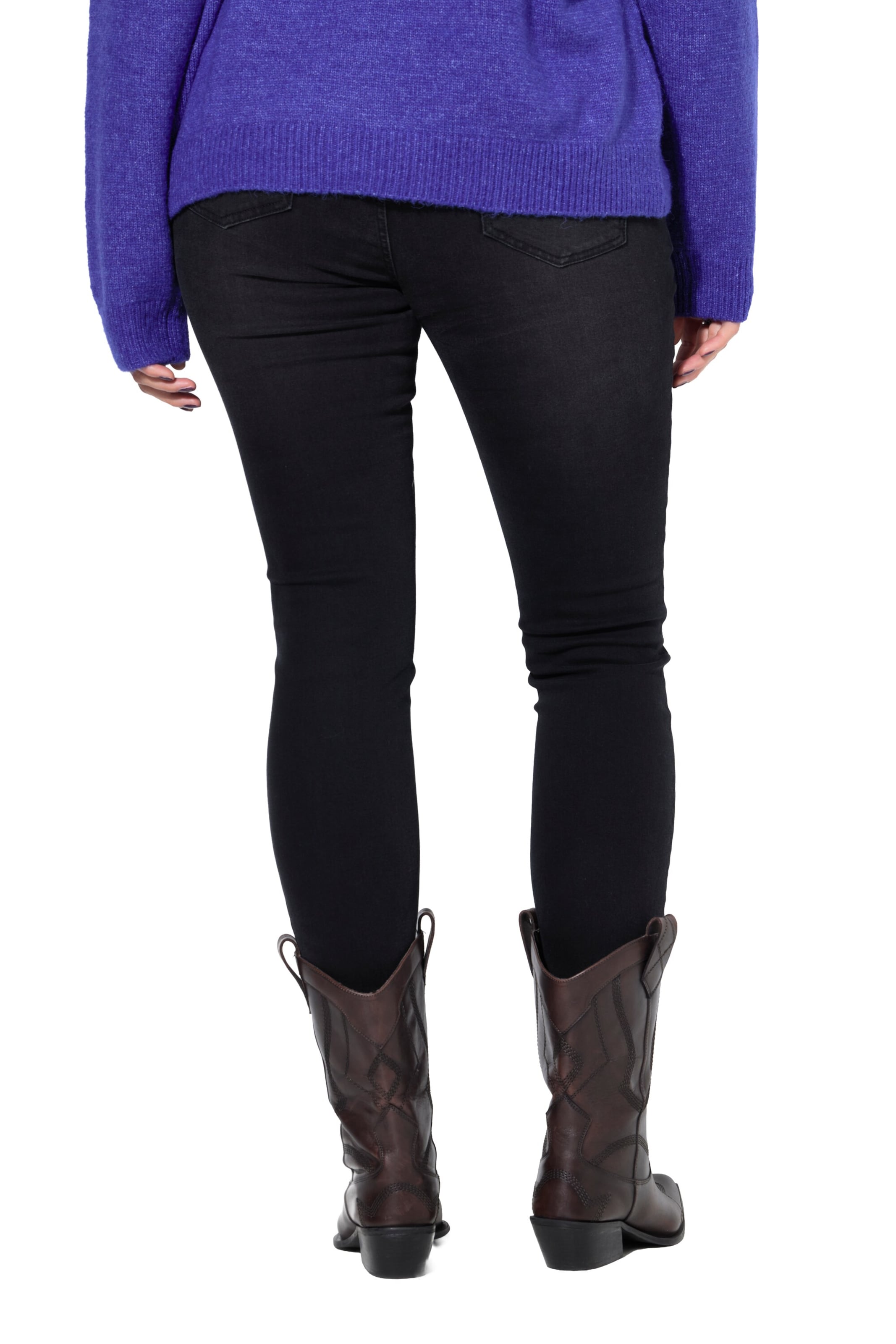 Studio Untold Slimfit Jeans in Schwarz