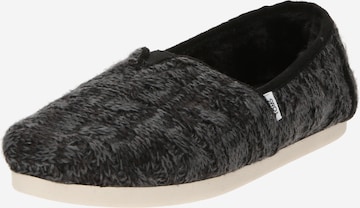 Slipper 'Alpargata' di TOMS in nero: frontale