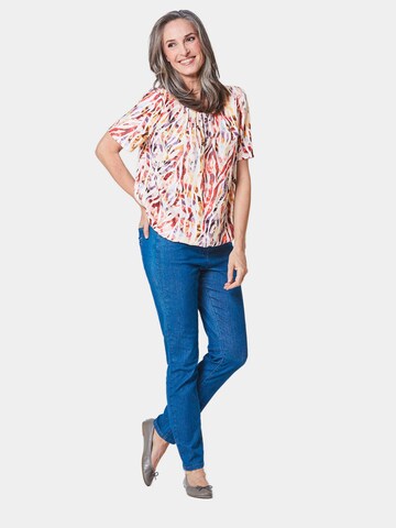 Goldner Bluse in Mischfarben