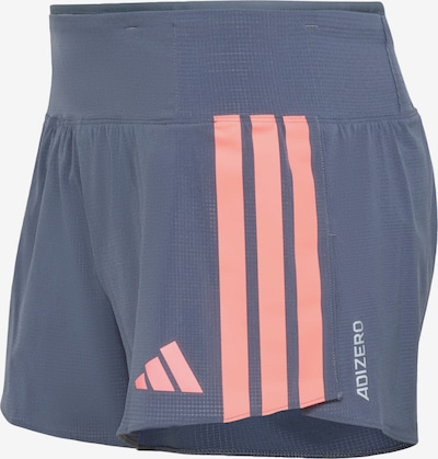 ADIDAS PERFORMANCE Urheiluhousut 'Adizero' koossa S/4 värissä savunsininen / grafiitti, Tuotenäkymä
