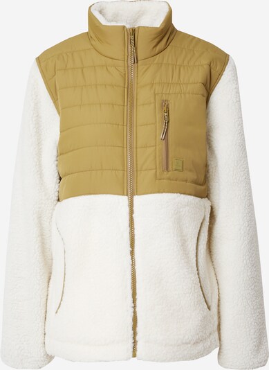 Jachetă  fleece funcțională 'ANTI-SERIES ANOETA' RIP CURL pe kaki / alb, Vizualizare produs