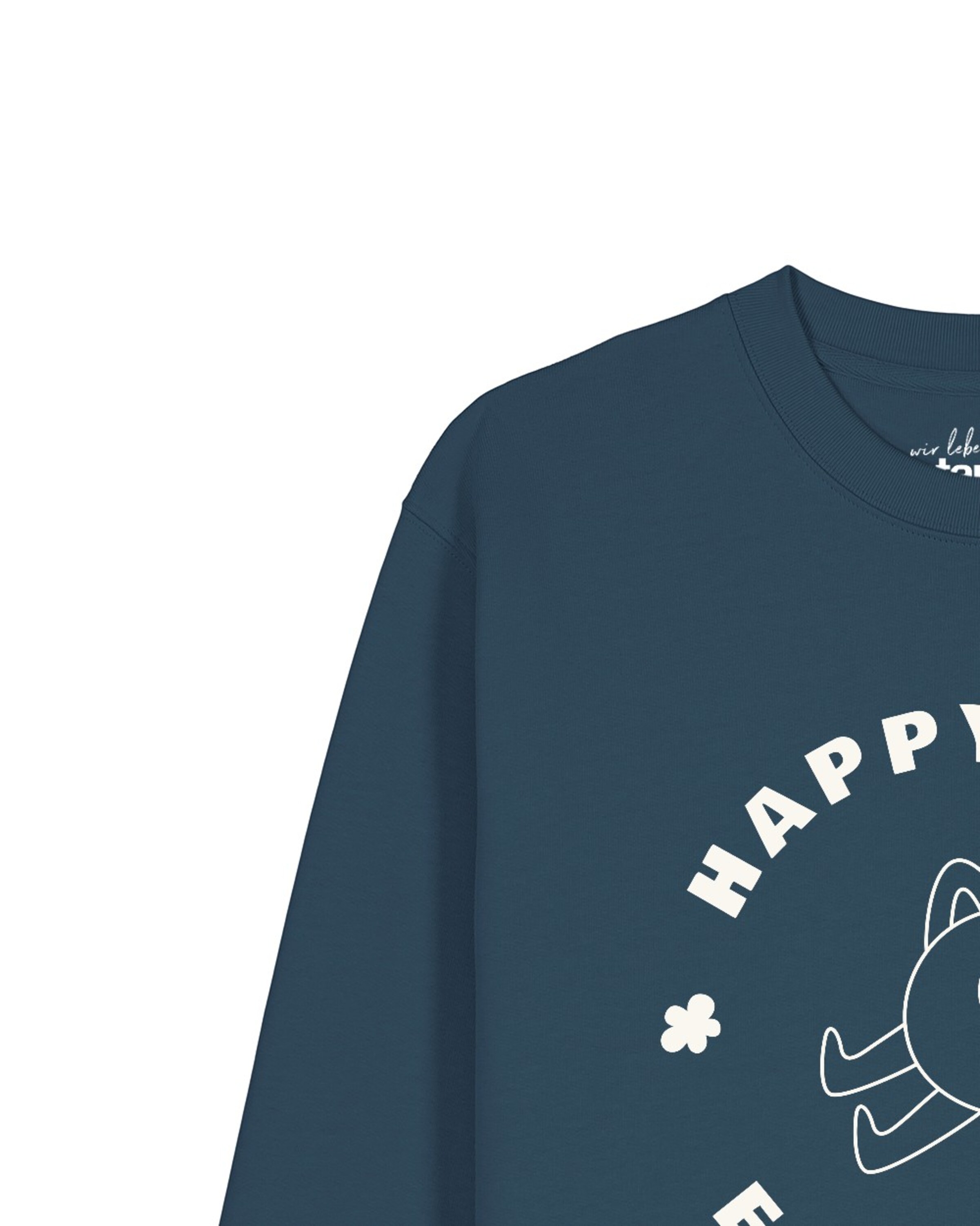 Sweat-shirt 'Happy Say Everyday' Watapparel en vert
