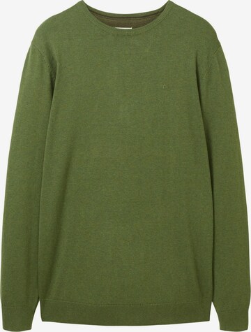 TOM TAILOR Sweater in Green: front