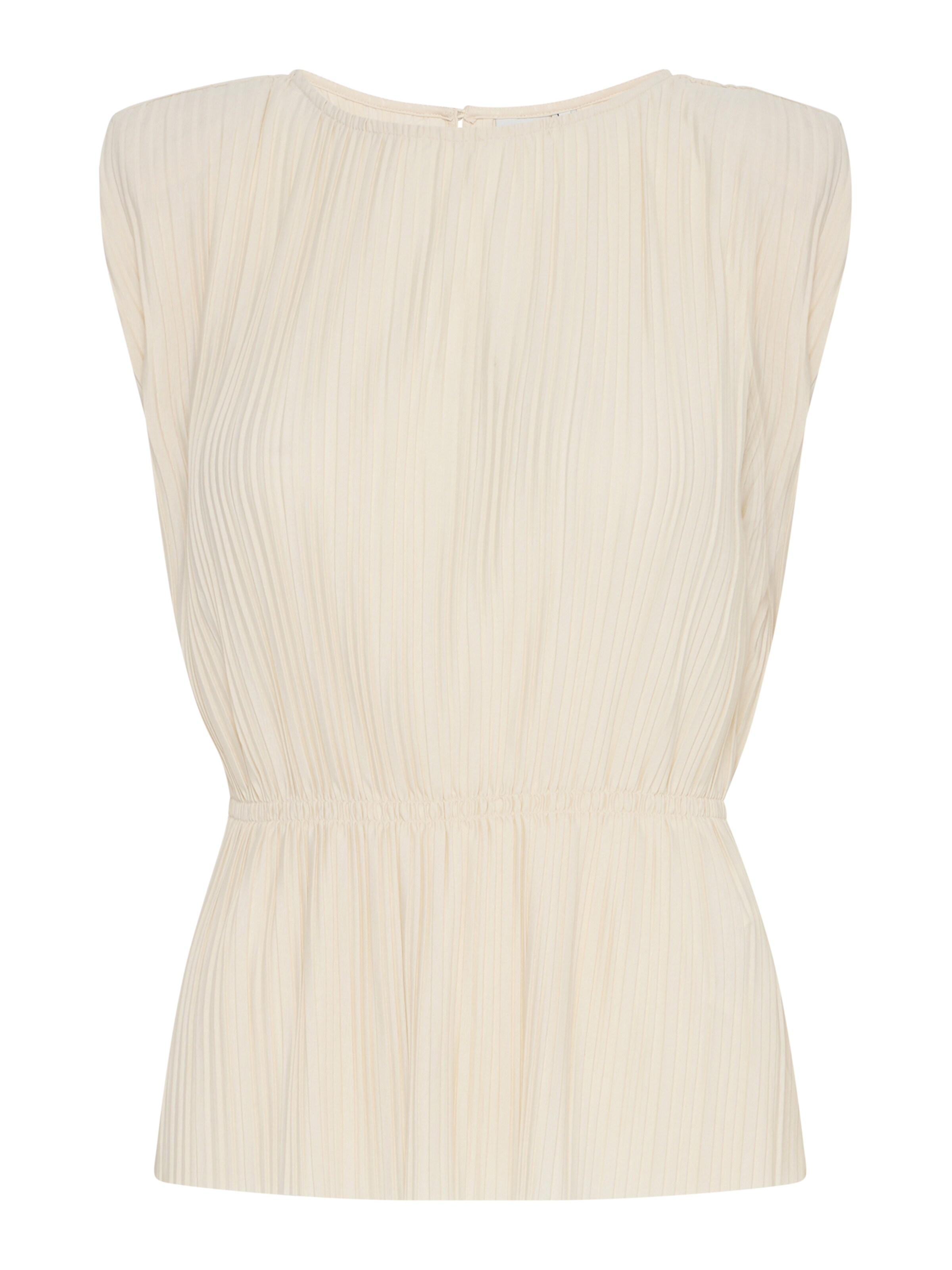 Chemisier 'MIKALA' ICHI en beige : devant