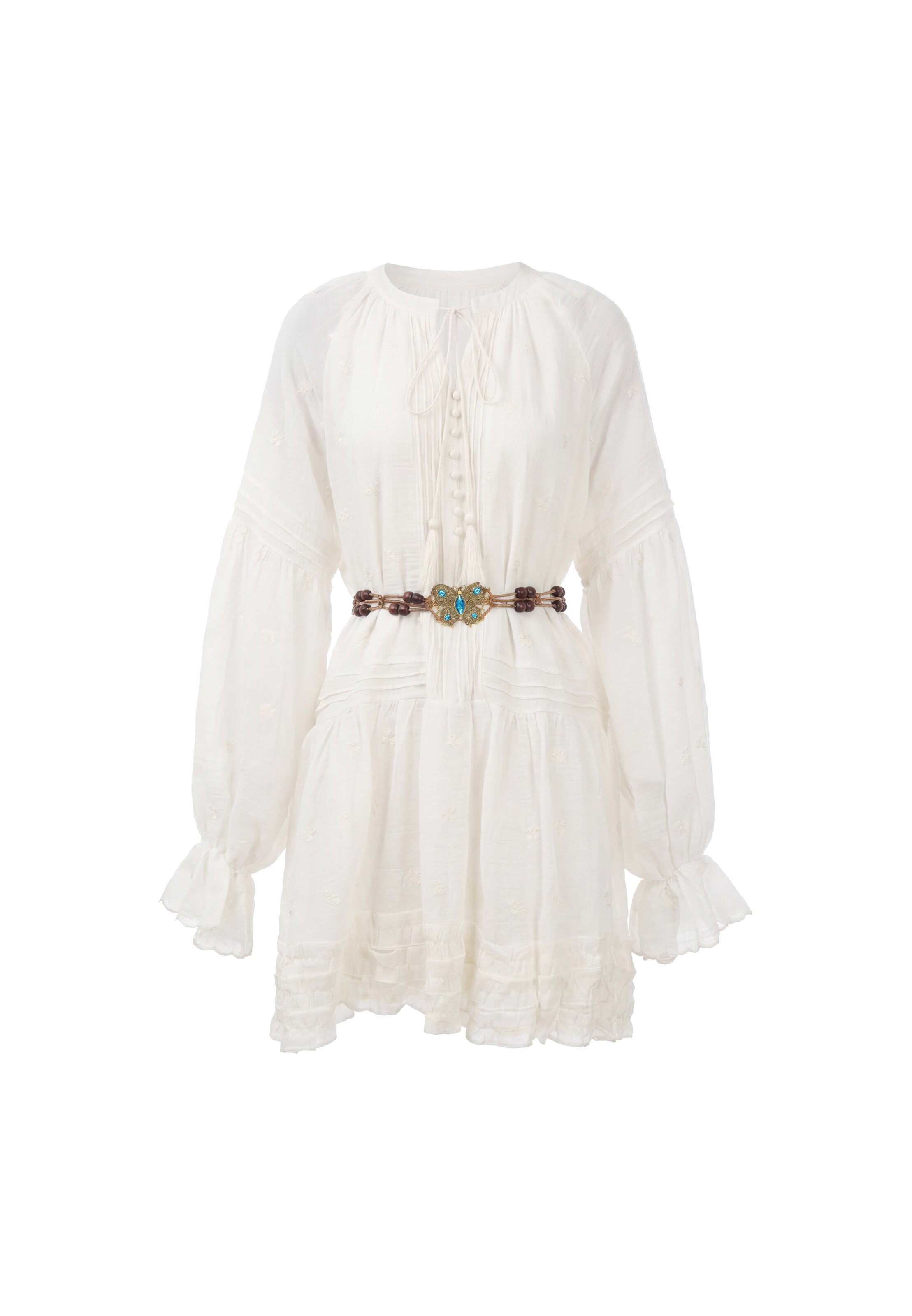 IZIA Vestido em 36 em branco, Vista do artigo