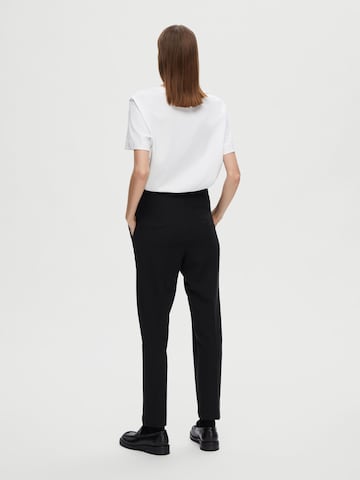 Regular Pantalon 'EMMA-TIA' SELECTED en noir