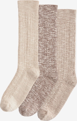 Chaussettes Next en beige : devant